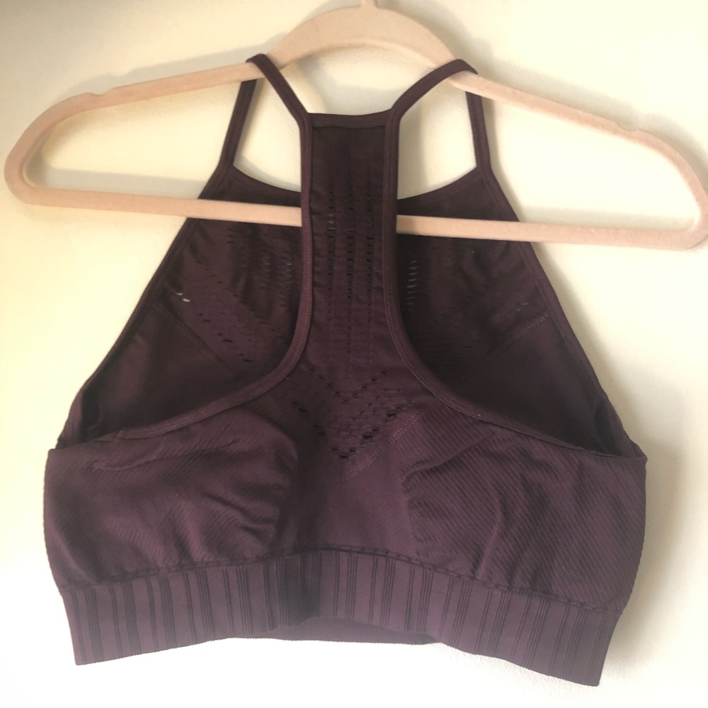 Athleta Burgundy Crop Top - Picture 4 of 6